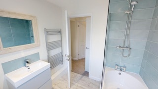 Bathroom redesign for this home renovation project